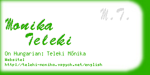 monika teleki business card